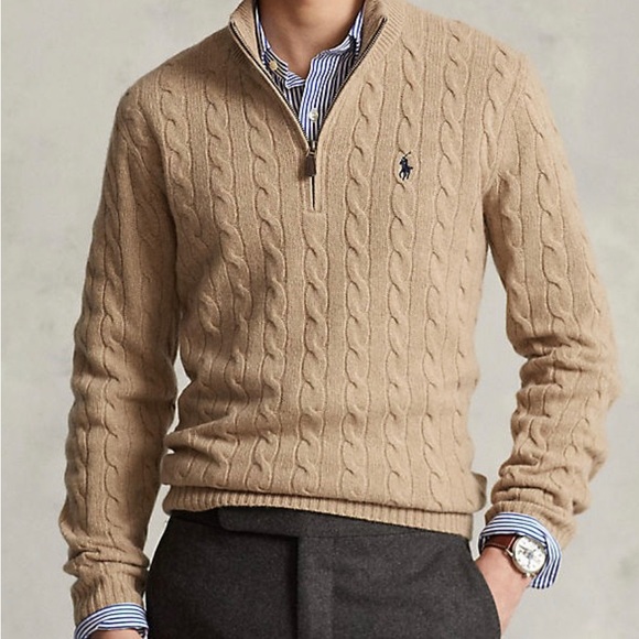 Polo Ralph Lauren Other - POLO RALPH LAUREN CABLE KNIT SWEATER SIZE M